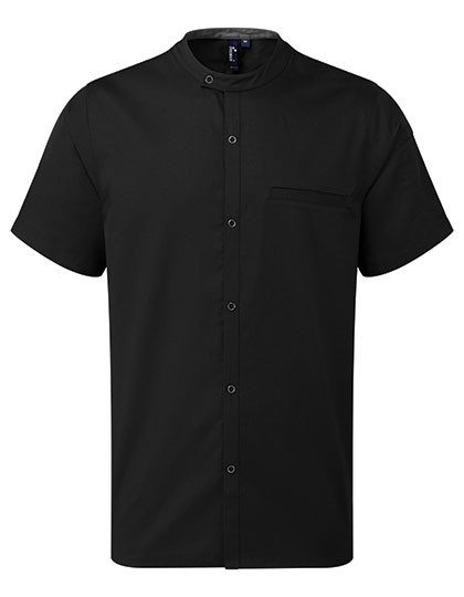 PW904 Premier Workwear Chef´s Recycled Short Sleeve Shirt