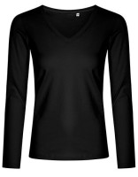 Women´s V-Neck T-Shirt Longsleeve