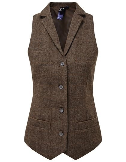 Ladies Herringbone Waistcoat