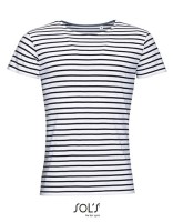 Men`s Round Neck Striped T-Shirt Miles