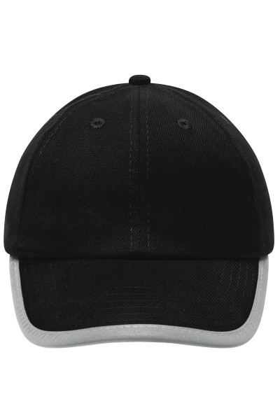 MB6192 Originelles 6 Panel Cap mit reflektierender Schildeinfassung (ohne Schutzfunktion/keine PSA)