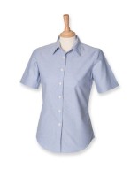 Ladies` Classic Short Sleeved Oxford Shirt