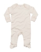 Baby Organic Sleepsuit with Scratch Mitts