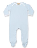 Contrast Long Sleeved Sleepsuit