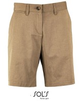 Women`s Chino Bermuda Shorts Jasper