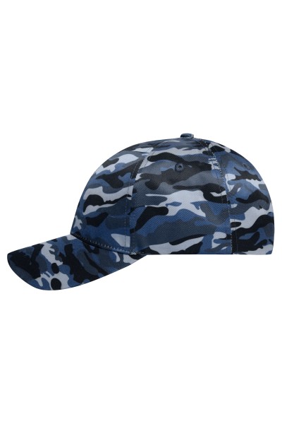 MB6227 Hochwertige 6 Panel Cap mit Camouflage Design