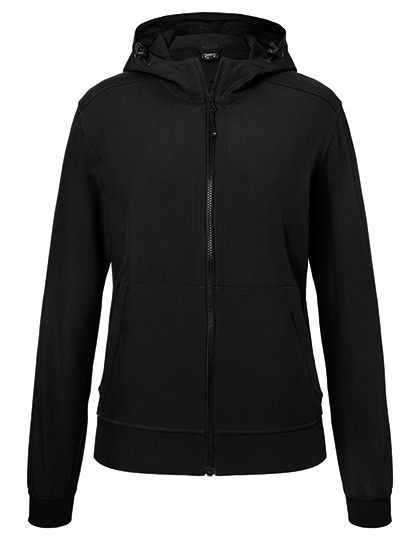 Ladies` Hooded Softshell Jacket