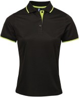 Ladies` Contrast Coolchecker® Polo