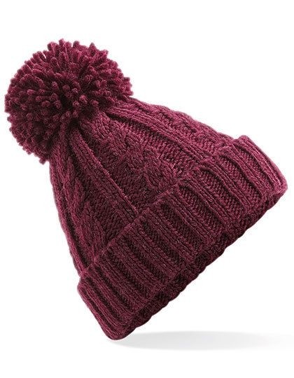 Cable Knit Melange Beanie