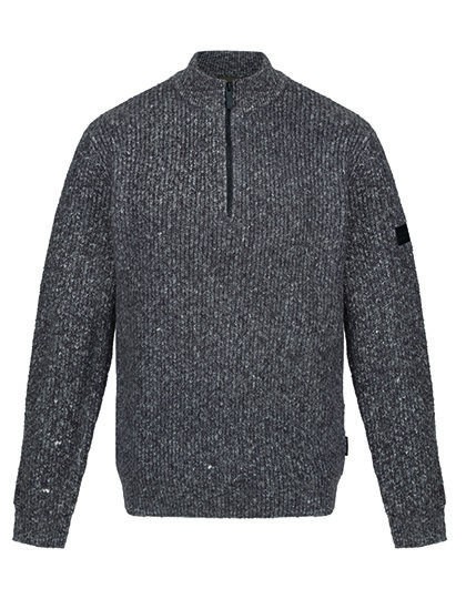 RG0673 Solomon Zip-Neck Knitted Pullover