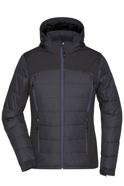 JN1049 Thermojacke in attraktivem Materialmix