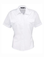 Ladies` Pilot Shirt Short Sleeve