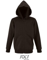 Kids` Zip Hoodie Stone