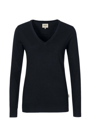 HAKRO Damen V-Pullover Merino-Wool