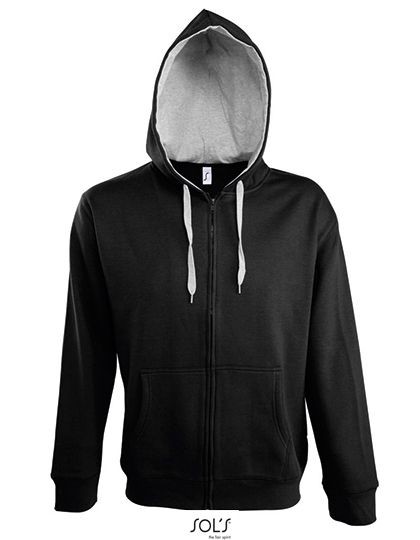 Contrasted Zipped Hooded Jacket Soul Men