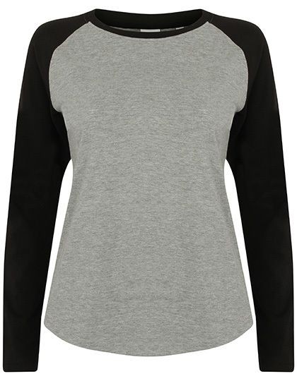 Women`s Long Sleeved Baseball T