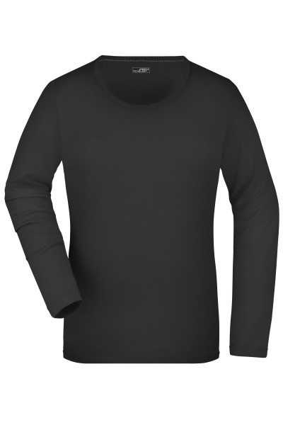 JN927 Langarm Shirt aus weichem Elastic-Single-Jersey