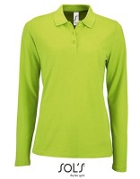 Women`s Long-Sleeve Piqué Polo Shirt Perfect