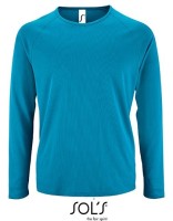 Men`s Long-Sleeve Sports T-Shirt Sporty