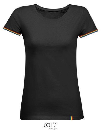 Women´s Short Sleeve T-Shirt Rainbow