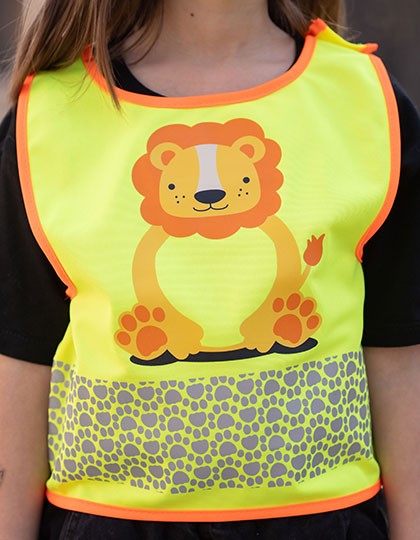 KX119K Korntex Children's Safety Vest Funtastic Wildlife CO² Neutral