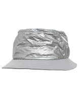 Crinkled Paper Bucket Hat