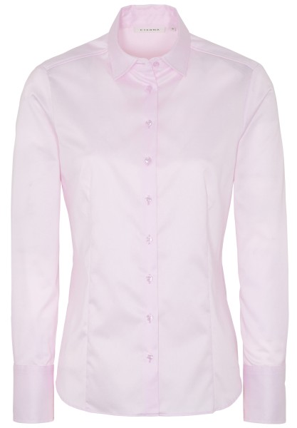 Eterna Bluse Cover Shirt Twill - Tailliert - Ohne Brusttasche