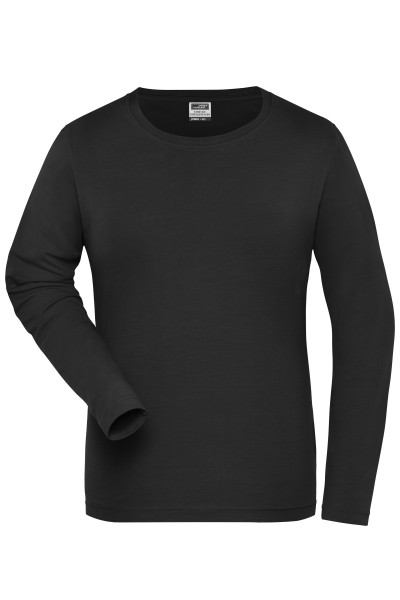 JN1803 Langarm Shirt aus weichem Elastic-Single-Jersey