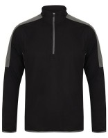 Adults` 1/4 Zip Midlayer with Contrast Panelling