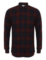 Men`s Brushed Check Casual Shirt