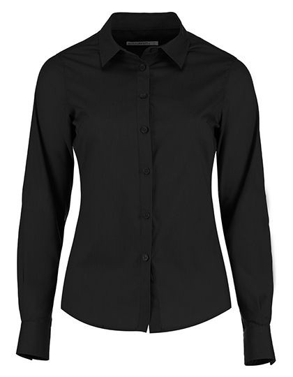 Women`s Tailored Fit Poplin Shirt Long Sleeve