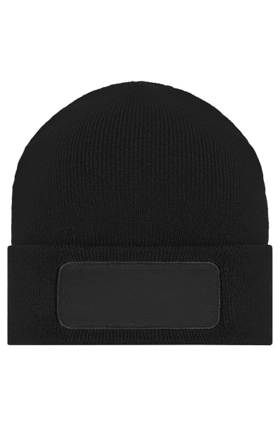 MB7403 myrtle beach Knitted Beanie with Patch