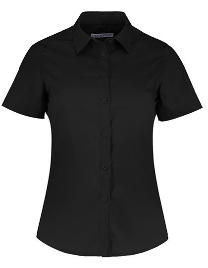 Women`s Tailored Fit Poplin Shirt Short Sleeve