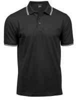 Luxury Stripe Stretch Polo