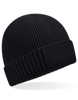 CB438N Beechfield Organic Cotton Engineered Patch Beanie