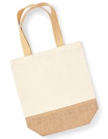 Jute Base Canvas Shopper