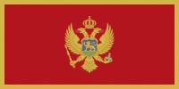 Fahne Montenegro