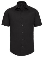 Men`s Short Sleeve Fitted Stretch Shirt