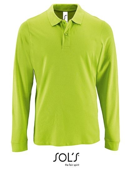 Men`s Long-Sleeve Piqué Polo Shirt Perfect