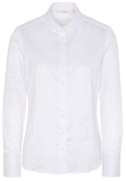 Eterna Bluse Cover Shirt Twill - Tailliert - Ohne Brusttasche