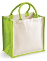 Printers Midi Jute Bag