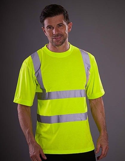 Two Band & Brace Hi Vis T-Shirt