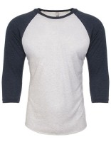 Unisex Tri-Blend 3/4 Sleeve Raglan Tee