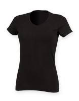 Women`s Feel Good Stretch V-Neck T