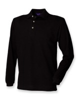 Long Sleeved Cotton Piqué Polo Shirt