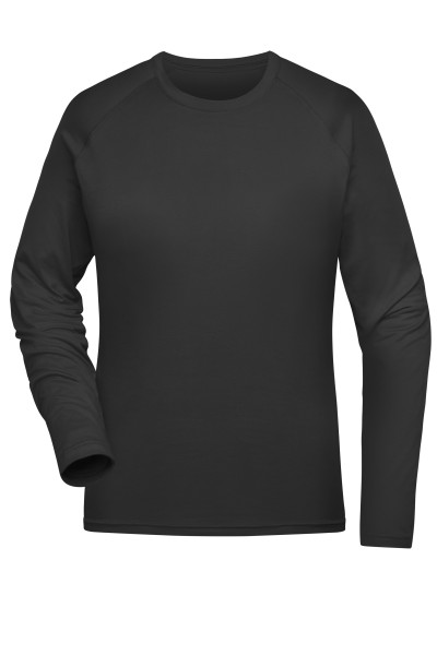 JN521 Langarm Funktions-Shirt aus recyceltem Polyester für Sport und Fitness