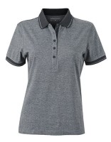 Ladies` Heather Polo